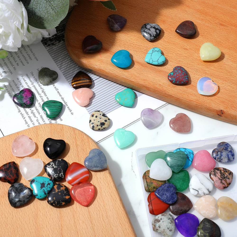 Yuanan multicolor crystal set for chakra balancing and decoration