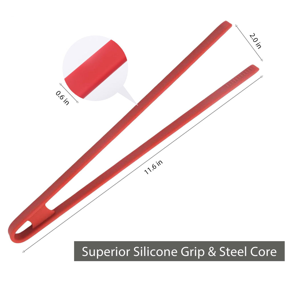 YUCOBE sharps tongs with textured anti-slip jaws ensure a firm grip during transfer.