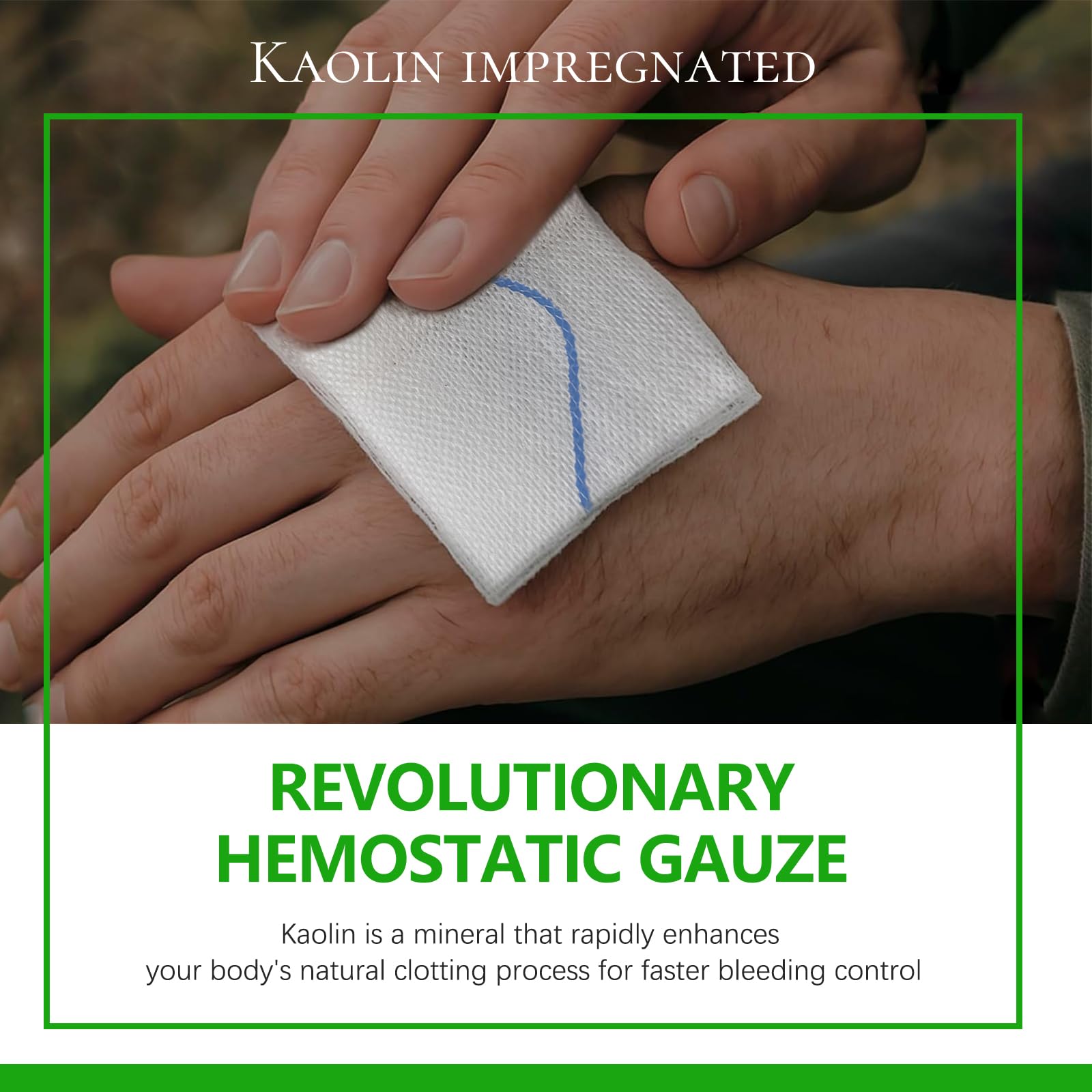 Yueerbao Z-fold sterile gauze demonstrates easy packing for deep wounds