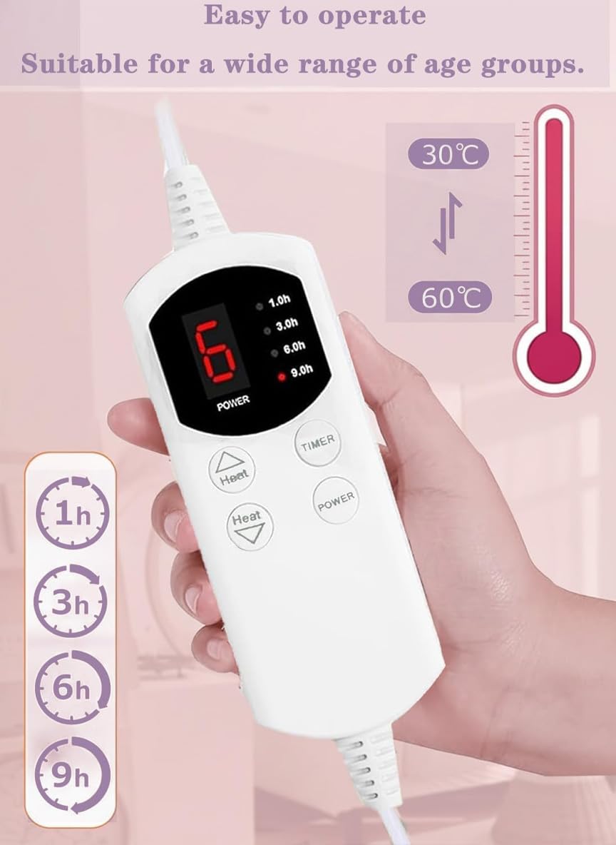 Yukidoke heating pad machine washable after detaching the controller