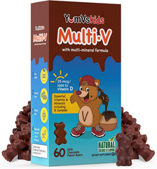 YUM-V'S chocolate bears kosher-certified packaging emphasizes trusted quality