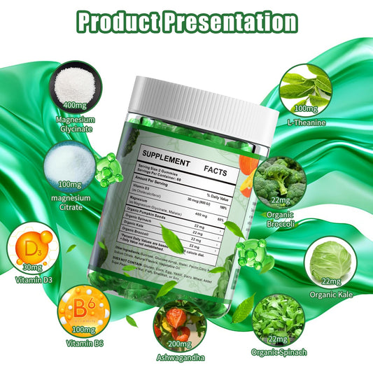 YUMOYI SPRUCE JIYIN bottle label detail highlights 120 capsules for long lasting use; supports daily magnesium needs.