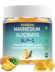 YUMOYI SPRUCE JIYIN GLP-1 gummies bottle on counter supports daily metabolic balance