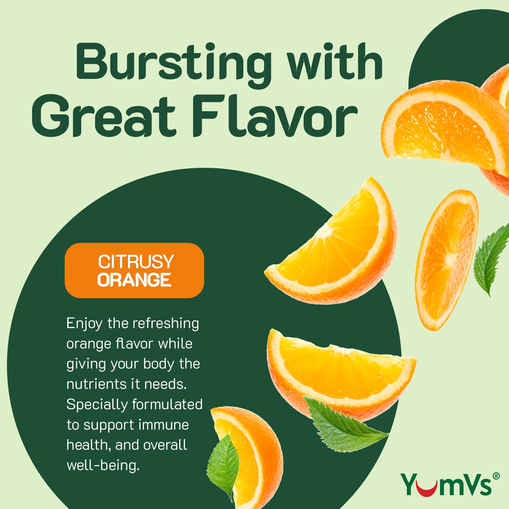 YumVs Vitamin C Gummies two-pack box promotes convenient, ongoing use