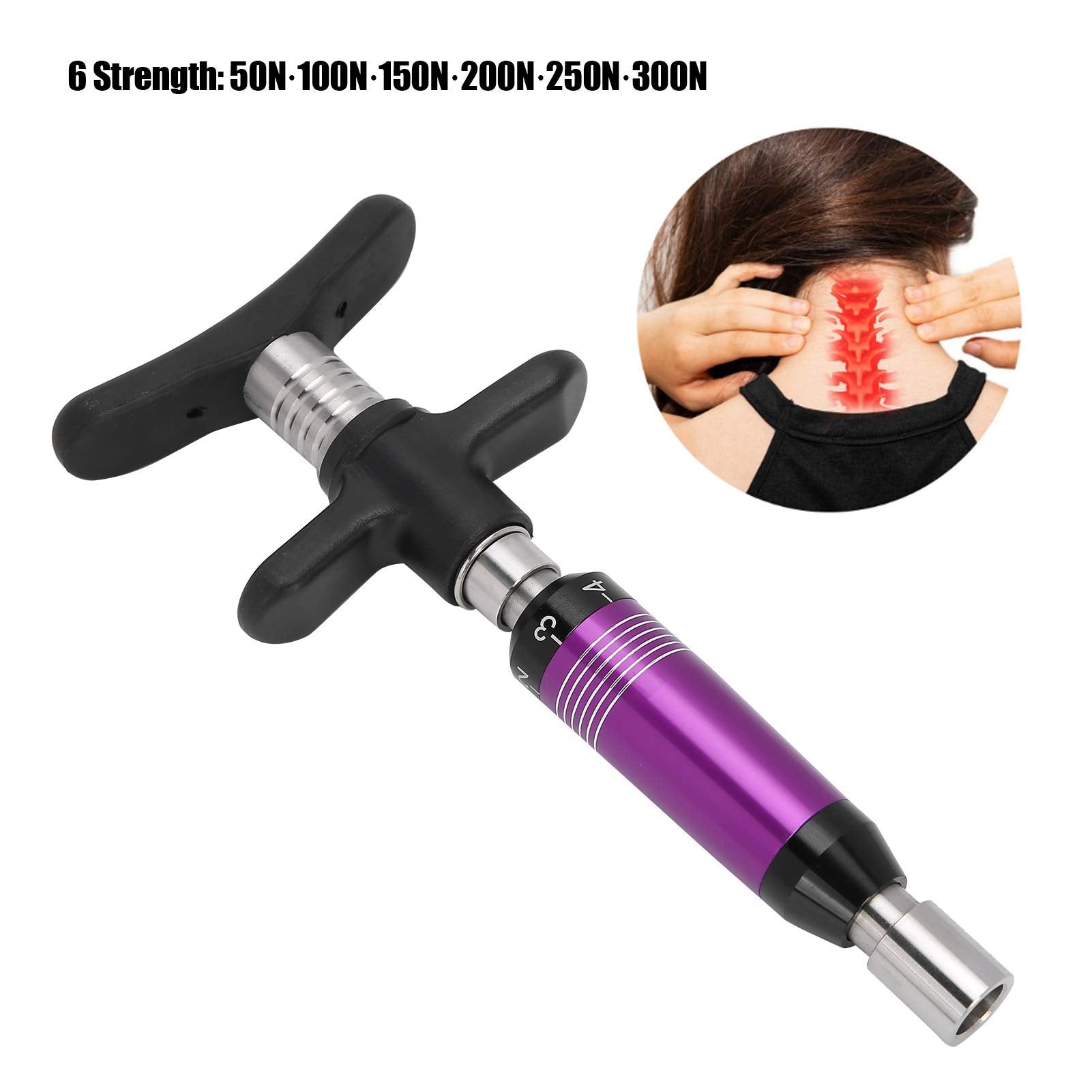 YUUTE six-level spine massager with adjustable resistance for personalized sessions