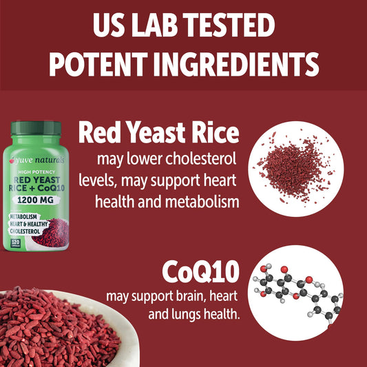 Yuve red yeast rice capsules close-up showing easy-to-swallow texture