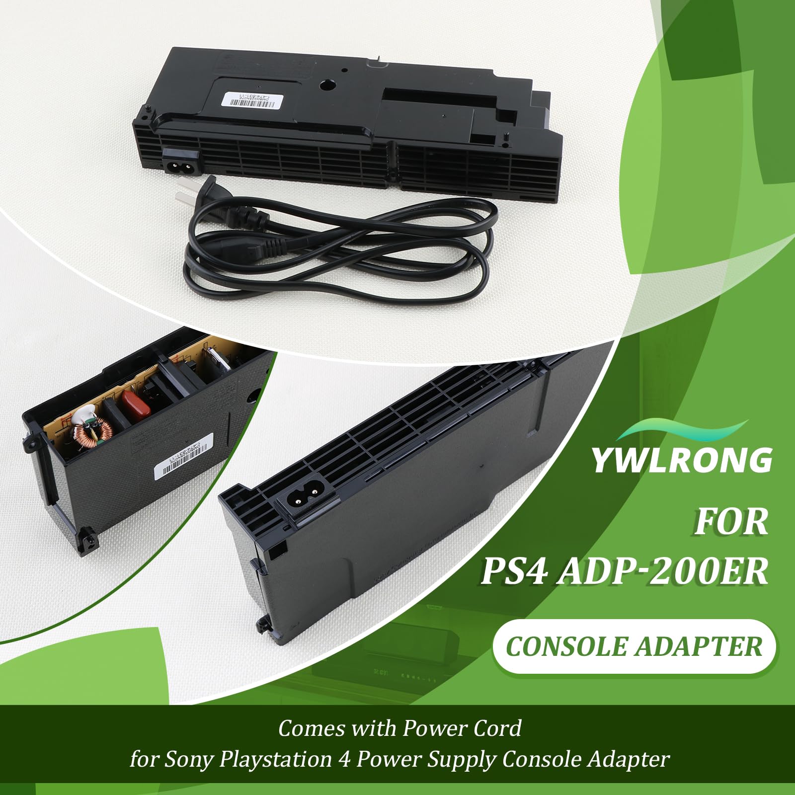 YWLRONG PS4 console with new PSU—tested startup demonstration