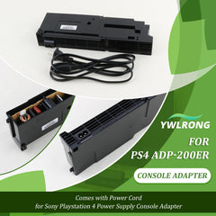 YWLRONG PS4 console with new PSU—tested startup demonstration