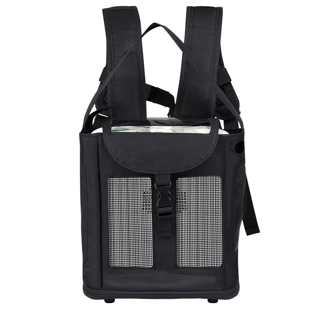 Yxmeiguo G3 backpack shown with lightweight design for easy transport of the oxygen concentrator