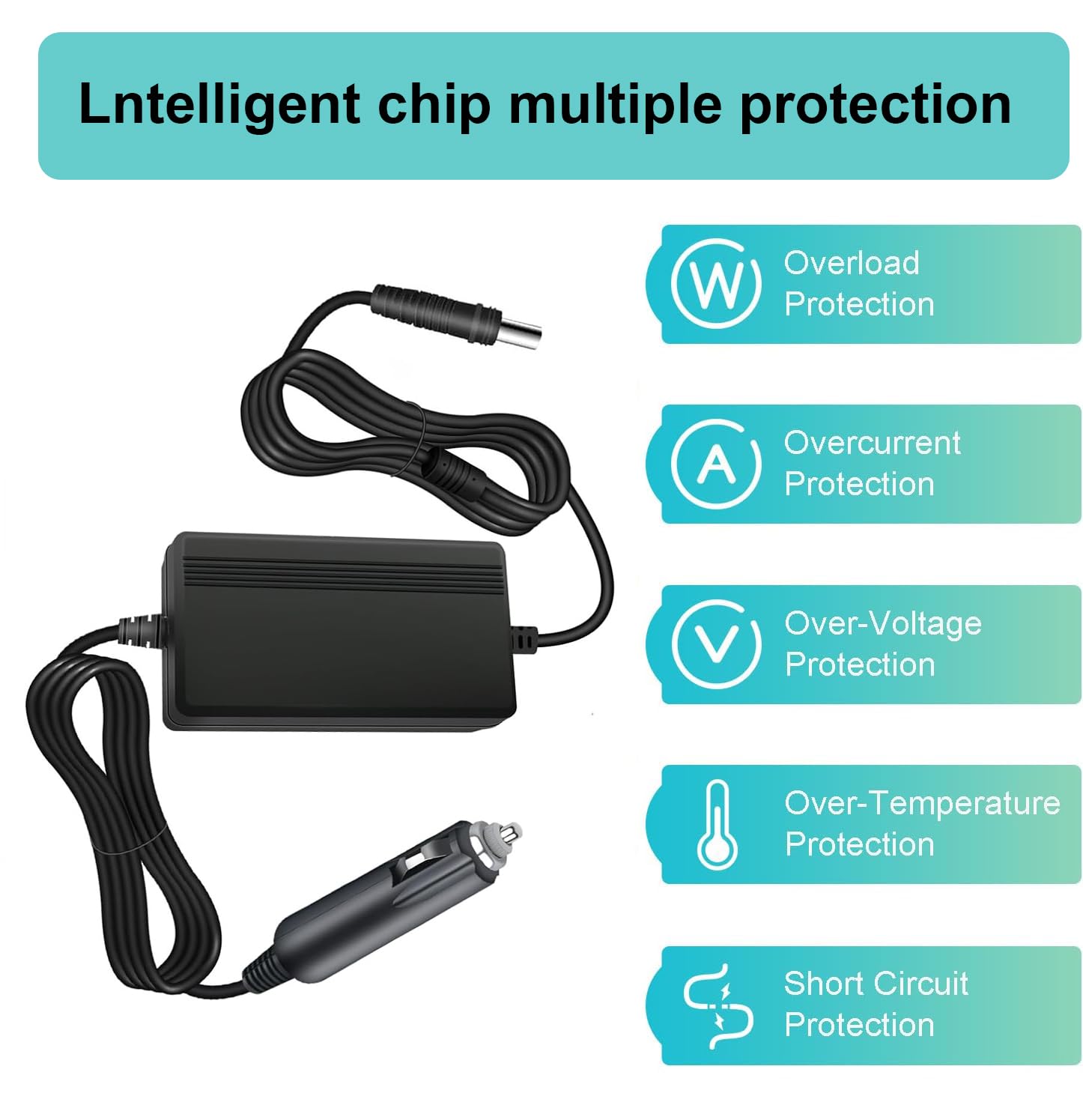 YXQZH compatible with 12V and 24V vehicle power for versatile CPAP use.