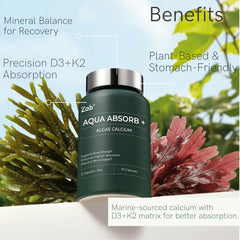 ZAB Algae Calcium daily routine use with two capsules daily