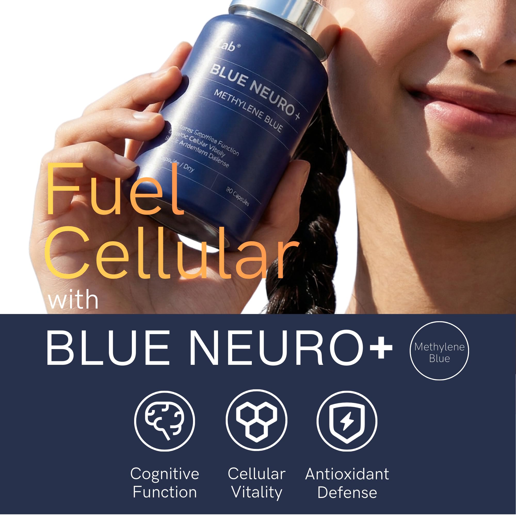 Capsules with a water glass illustrating easy integration into daily habits.