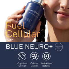 Capsules with a water glass illustrating easy integration into daily habits.