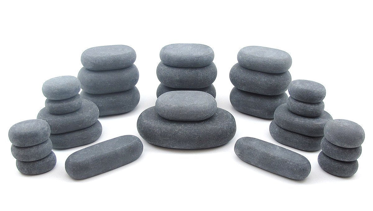 Zabrina 27-piece basalt stones collection for even heat