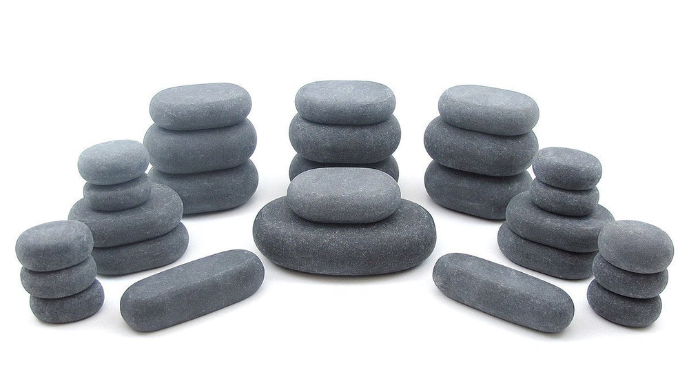 Zabrina 27-piece basalt stones collection for even heat