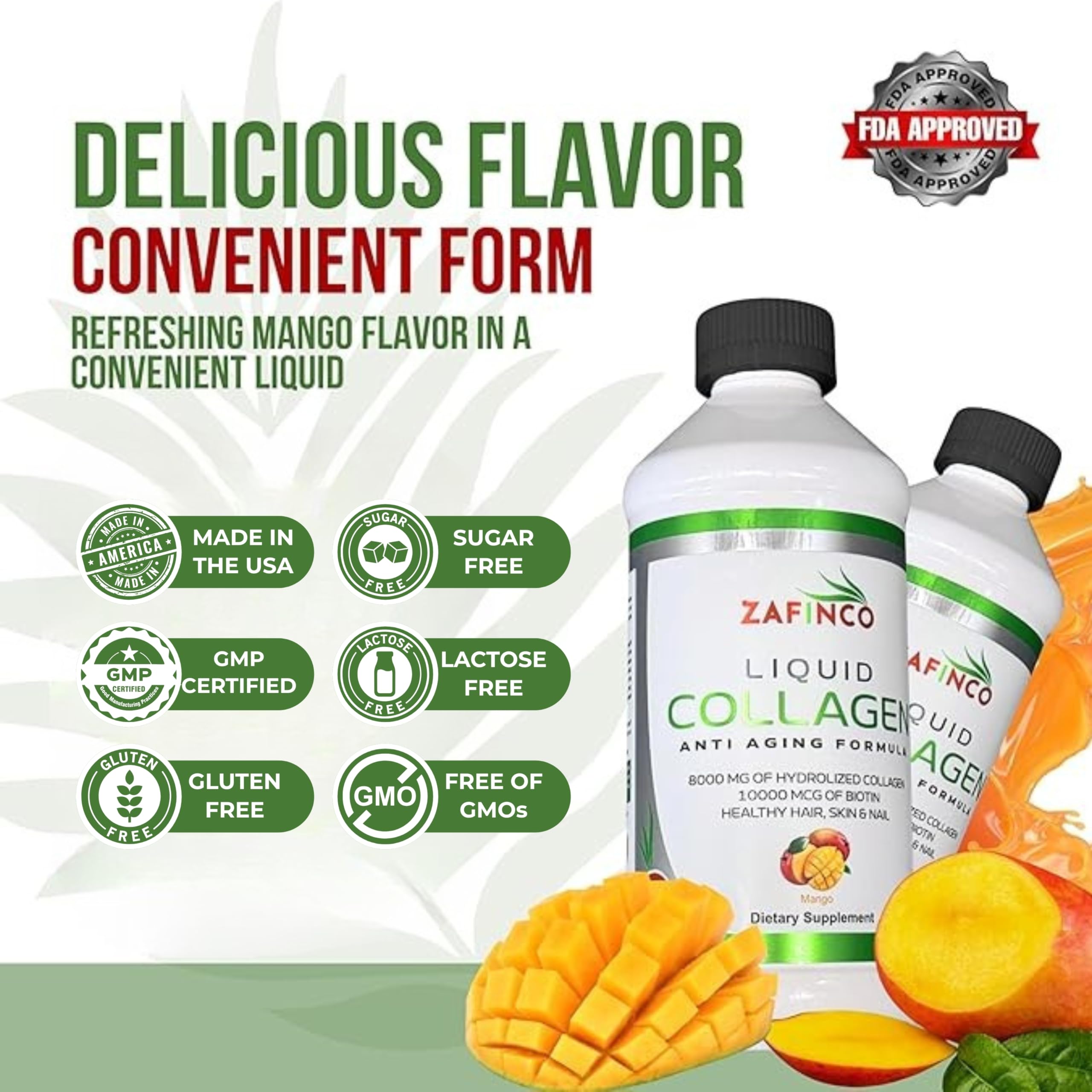 ZAFiNCO sugar-free label reinforces a mindful wellness choice.