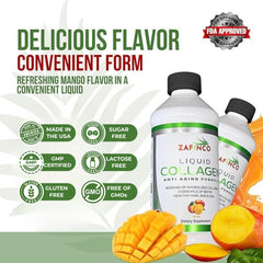 ZAFiNCO sugar-free label reinforces a mindful wellness choice.
