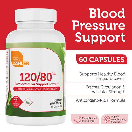 Zahler 120/80 capsules close-up showing easy-to-swallow form