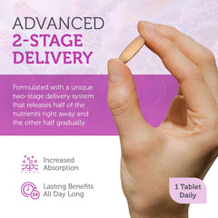Zahler B-Complex packaging box demonstrates two-stage release technology concept.
