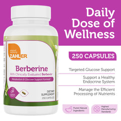 Zahler Berberine ingredient label emphasizes Berbevis and Berberine HCl in a balanced complex.