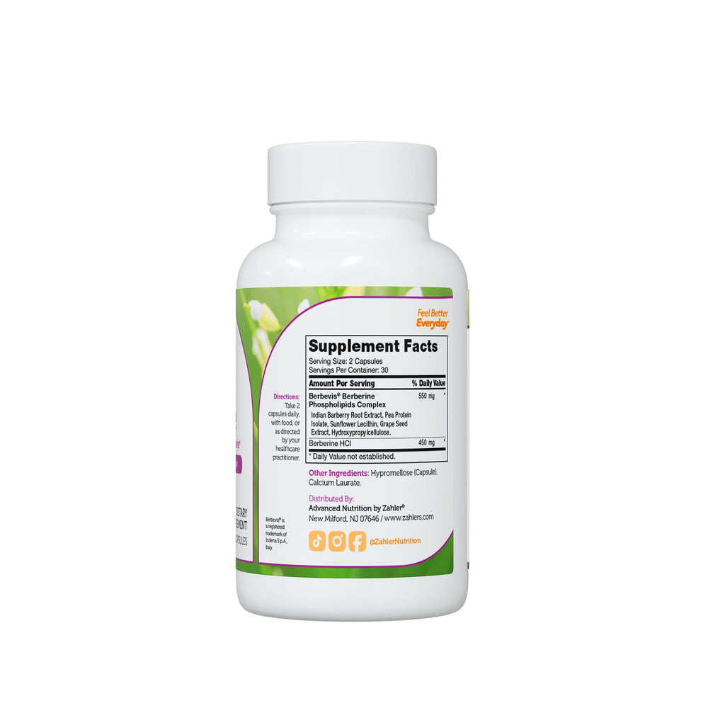 Zahler Berberine metabolism support capsules