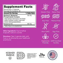 Zahler Berberine phospholipids for better absorption