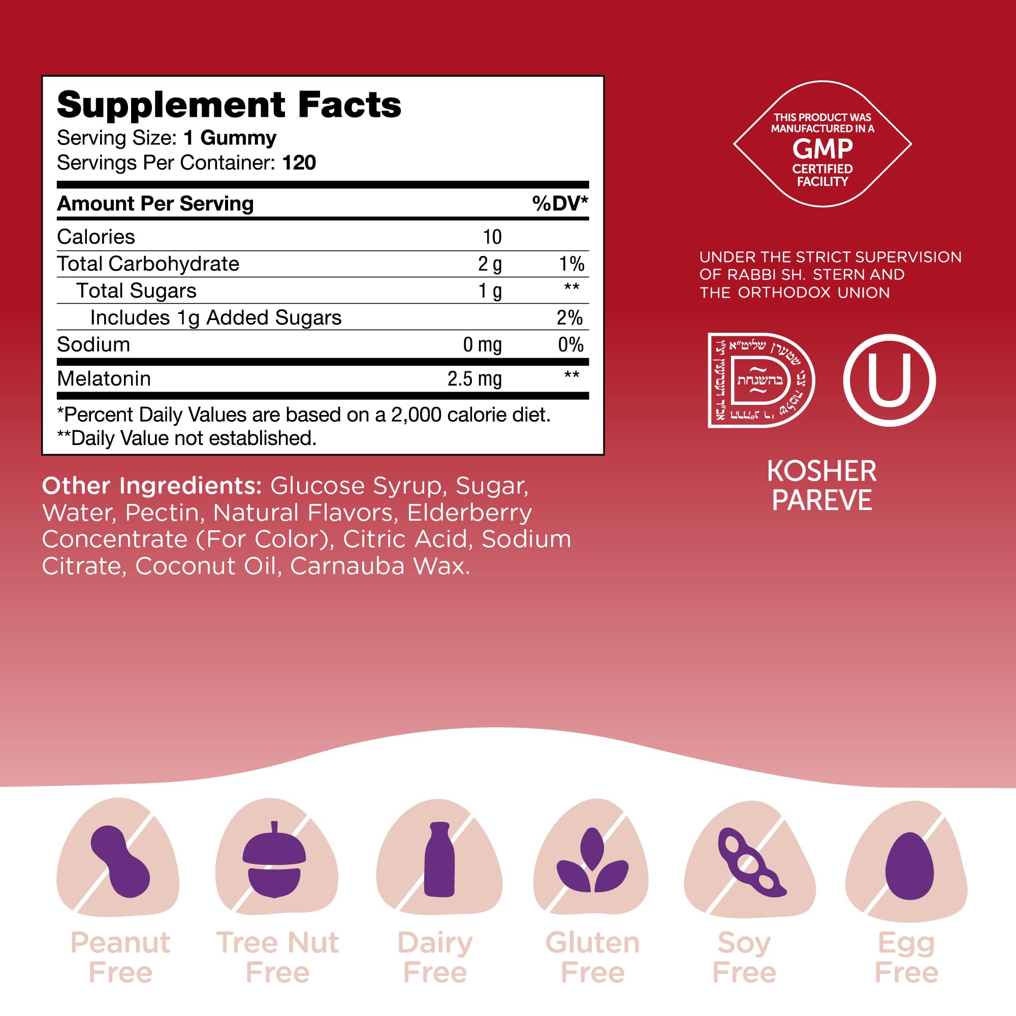Zahler Chapter One Sleep Gummies made in USA seal signals quality and clean ingredients