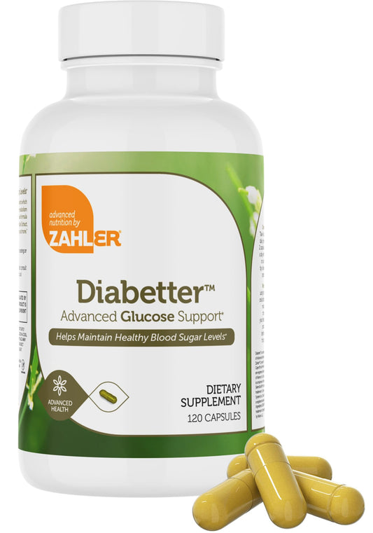 Zahler Diabetter bottle label close-up showing kosher certification details.