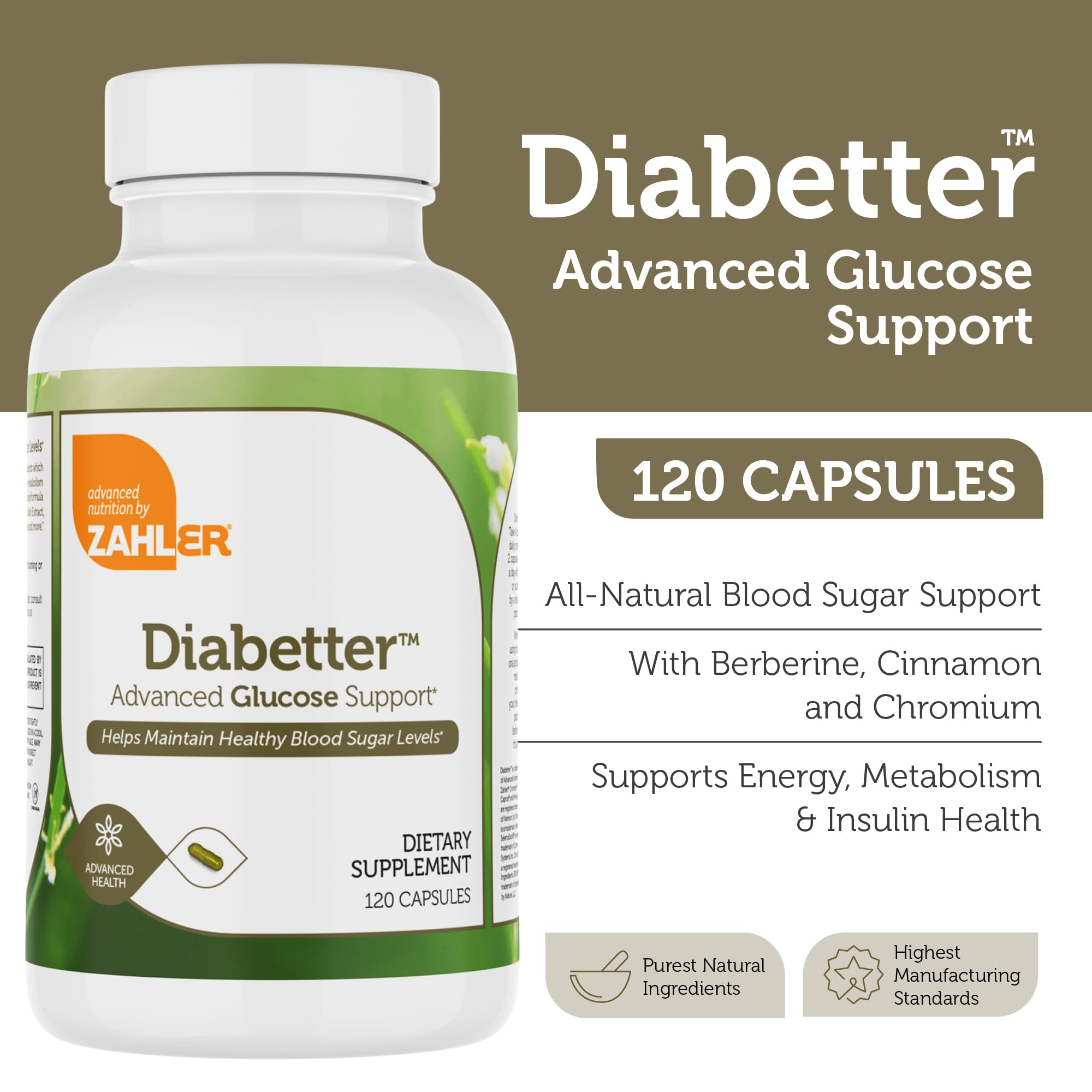 Zahler Diabetter manufactured in a USA facility emphasizing quality.