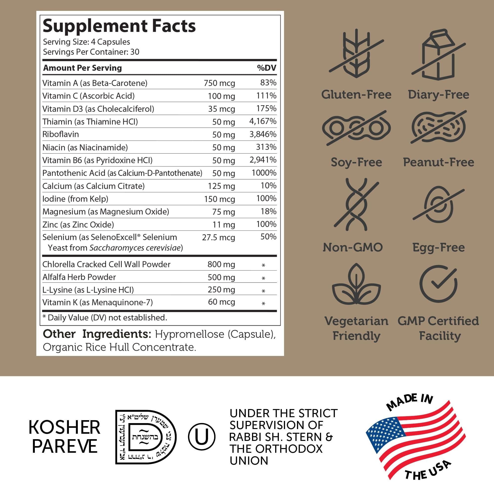 Zahler Height Factor capsules pour showing easy-to-take growth supplements.