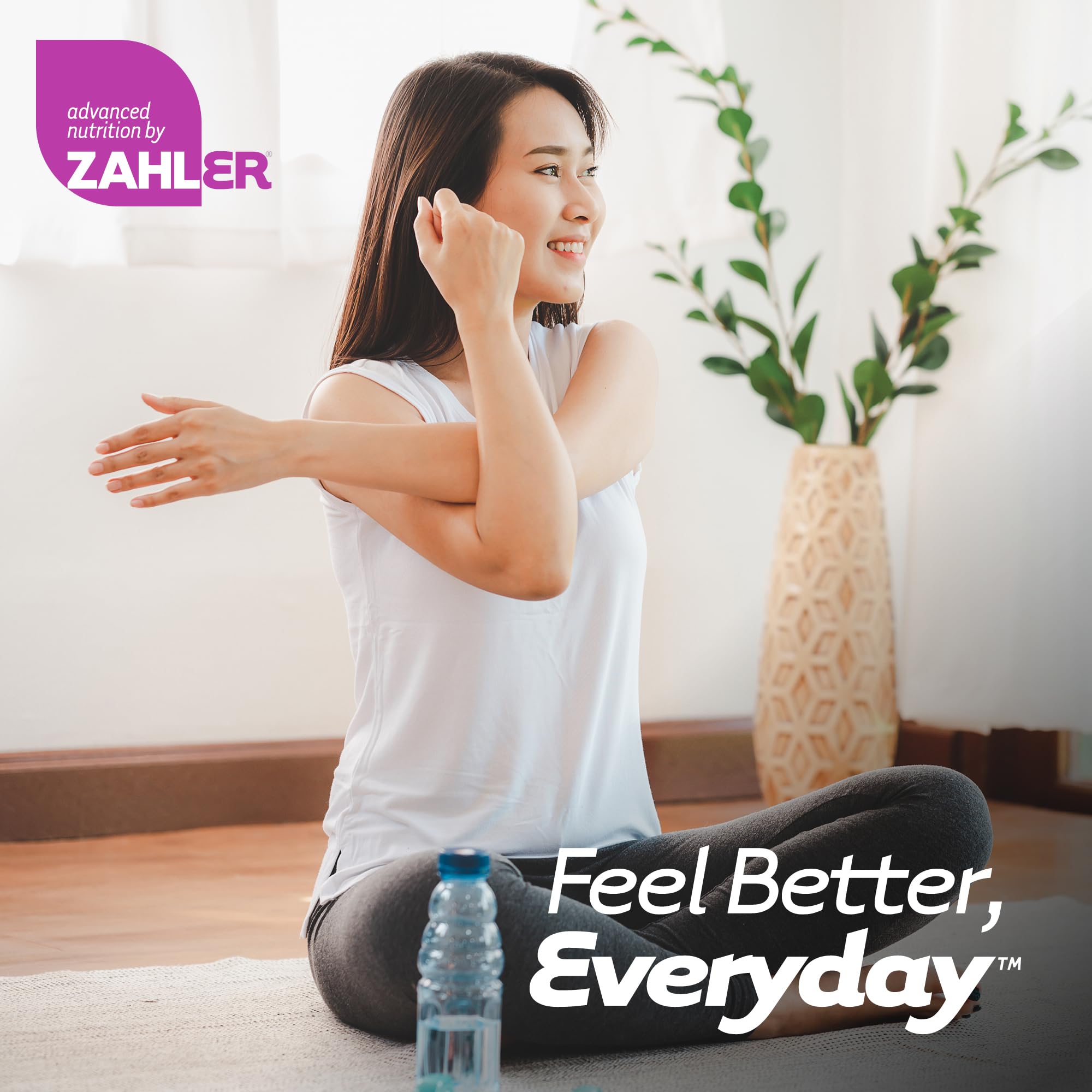 USA-made Zahler Inositol capsules in a resealable bottle.
