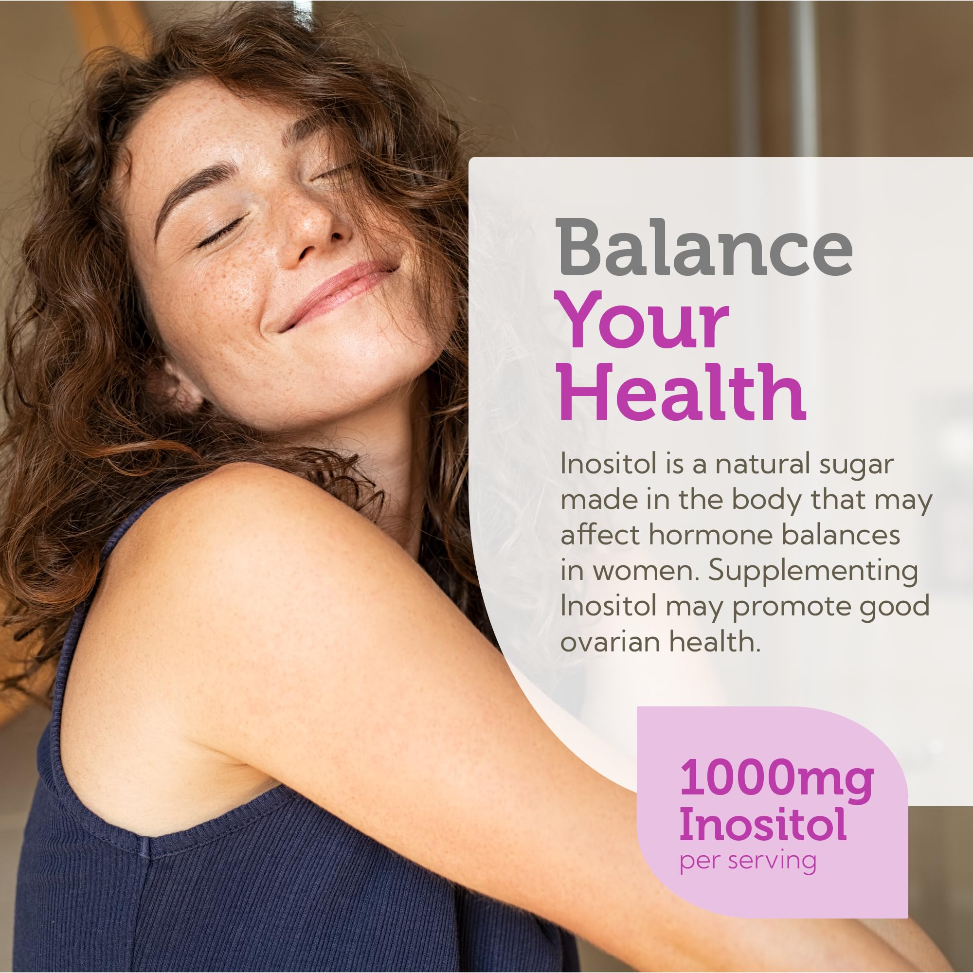 Morning routine with Zahler Inositol for balanced mood.