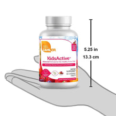 Zahler KidsActive facility label highlights USA-made, certified production