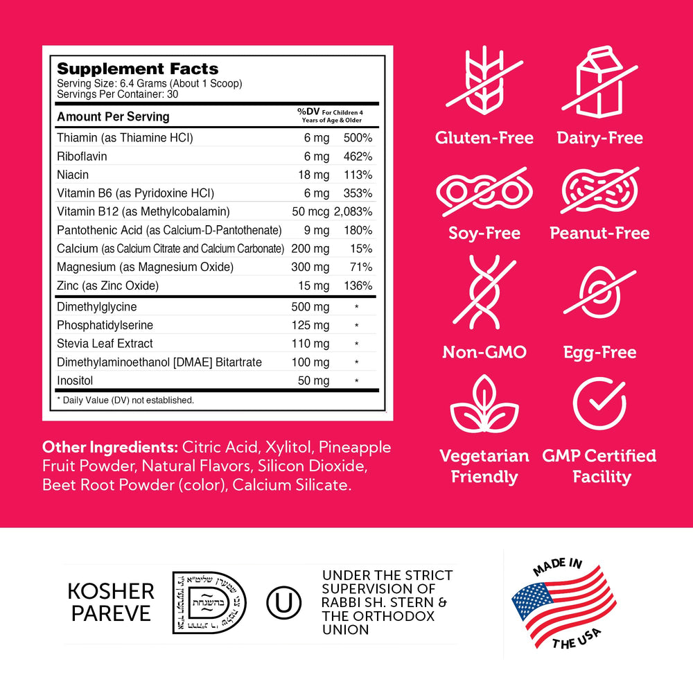 Zahler KidsActive packaging highlights kosher certification for trust.