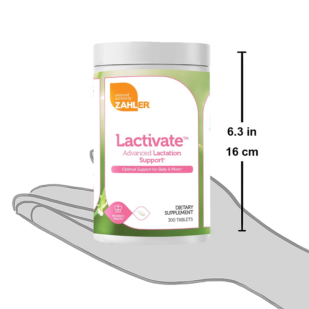 Zahler Lactivate ingredients panel displays citrus bioflavonoids and nettle used in formula.