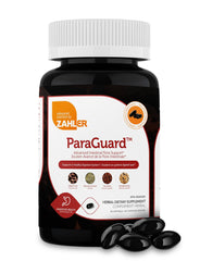 Zahler ParaGuard Softgels bottle front highlighting gut health support.