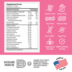 Zahler Postnatal Flow packaging box emphasizes USA-made GMP standards