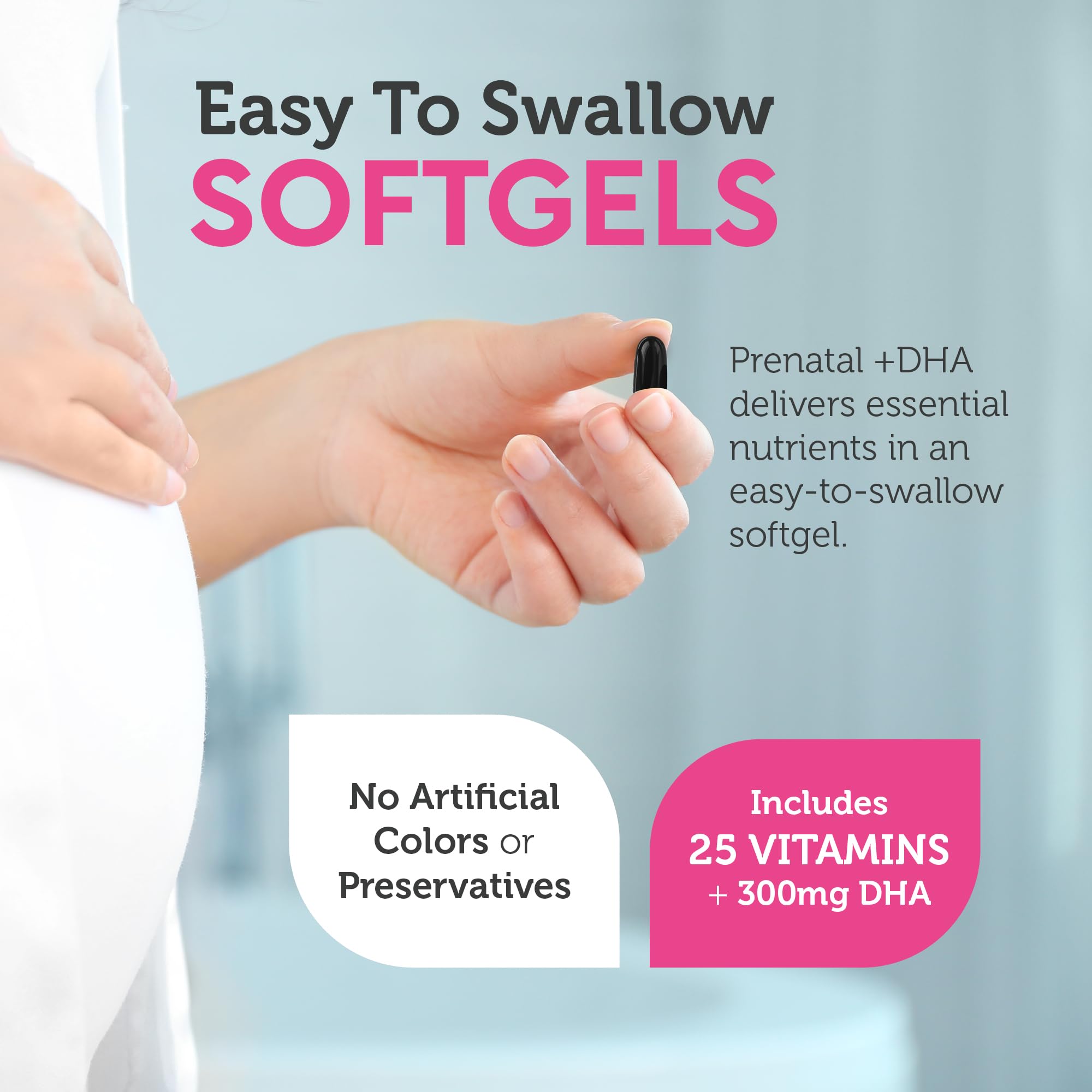 Zahler Prenatal non-GMO gluten-free label for clean ingredients
