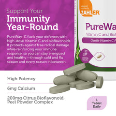 Bioflavonoid peel powder with Zahler packaging for antioxidant benefits.