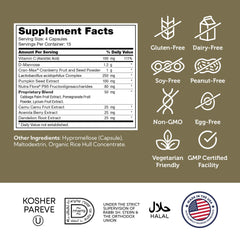 Kosher, non-GMO, gluten-free Zahler Revolution label reflects clean ingredients.