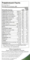 Zahler Total One Prenatal packaging on shelf, kosher and dairy-free attributes