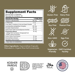 Kosher-certified label on Zahler UT Revolution bottle.