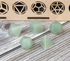 ZAICUS Green Jade dodecahedron invites harmony and mindfulness during rituals.