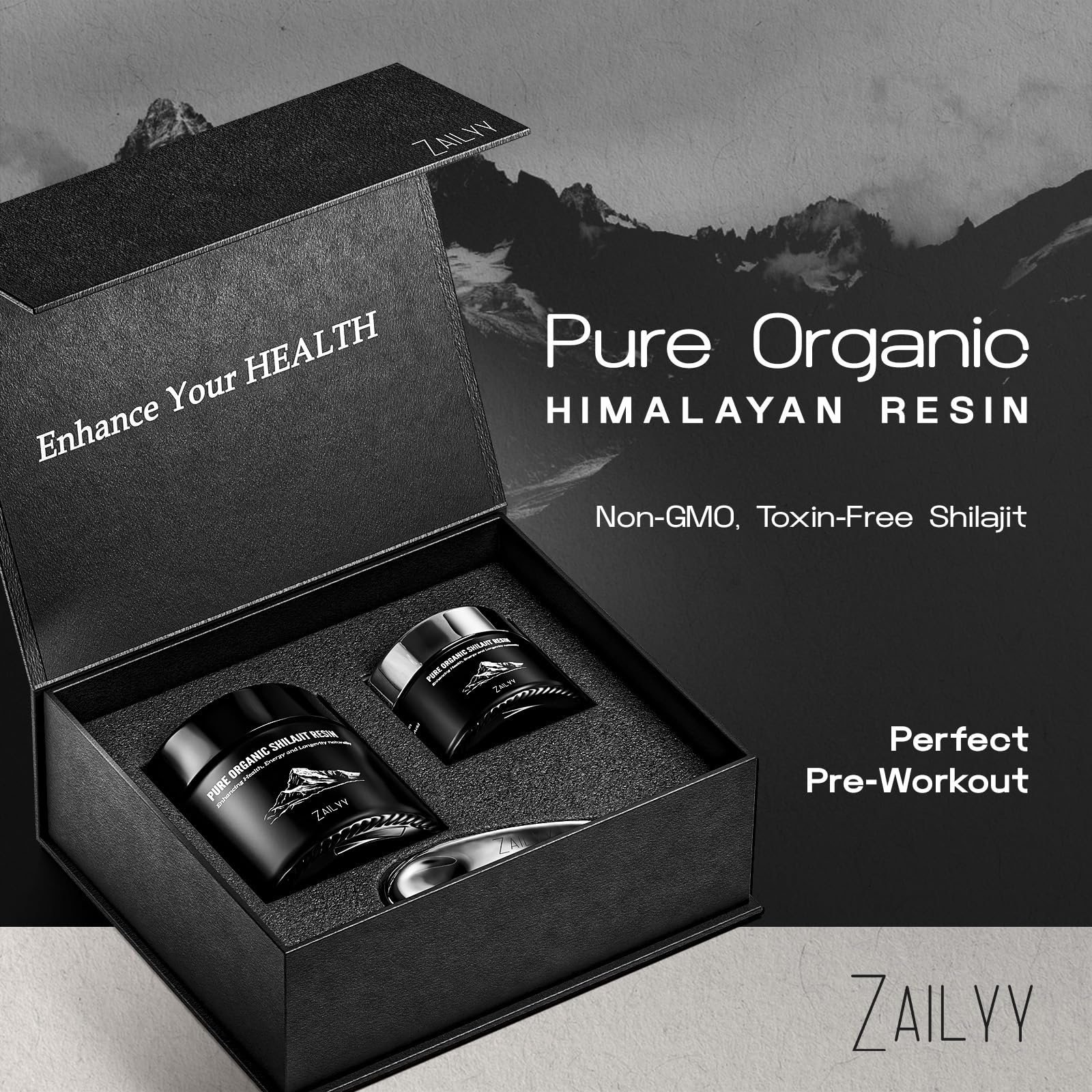 ZAILYY Shilajit resin lab report attachment shows purity and minerals.