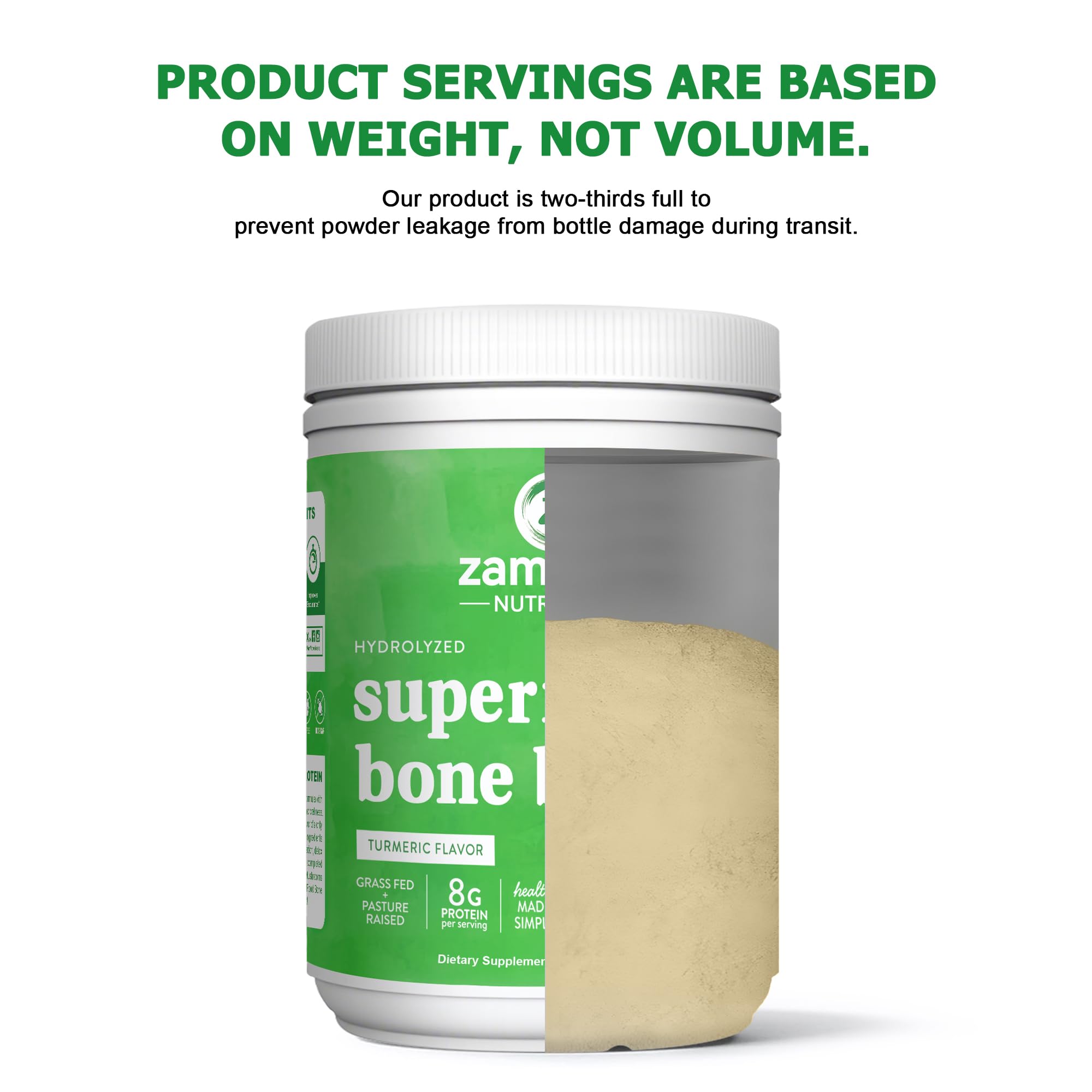 Enzymatic hydrolysis feature for better absorption in Zammex powder