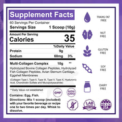 Zammex Multi Collagen scoop shown for easy measuring and mixing.