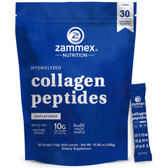 Zammex premium collagen travel packets for on-the-go convenience