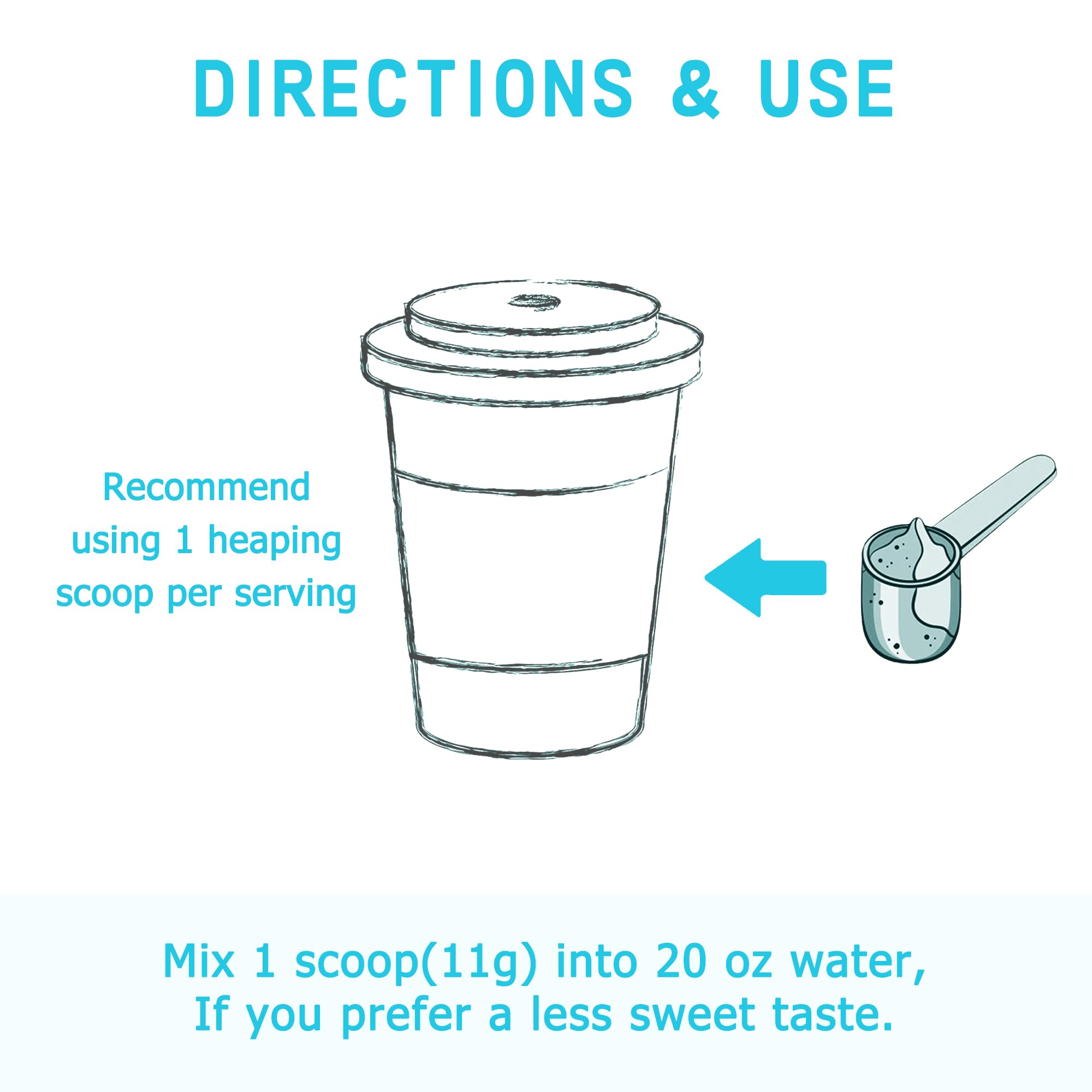 Zammex vanilla powder on countertop suggests versatile uses in drinks.