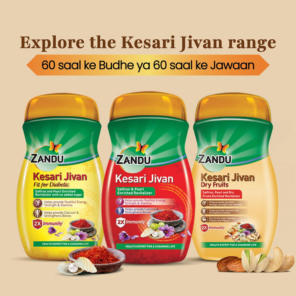 Pearl minerals in Zandu Kesari Jivan mix suggest trace mineral nourishment
