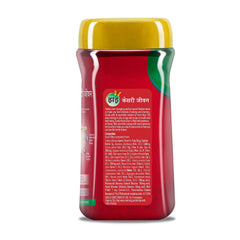 Saffron threads seen through glass highlight Zandu Kesari Jivan enrichment